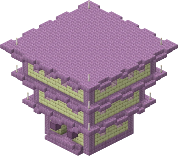 엔드 도시 (Minecraft Wiki 게임 렌더)