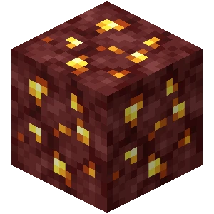 네더 금 광석 (Minecraft Wiki 게임 렌더)