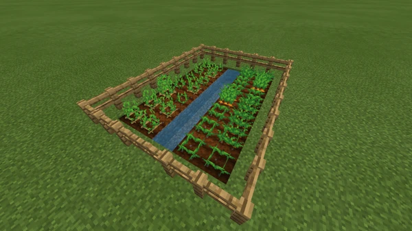 농사 (Minecraft Wiki 게임 렌더)