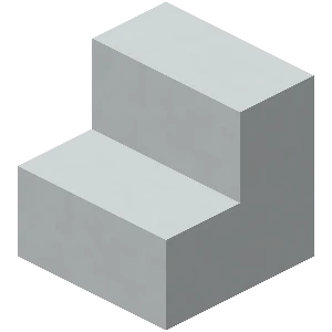 Concrete Stairs (Minecraft Wiki 게임 렌더)