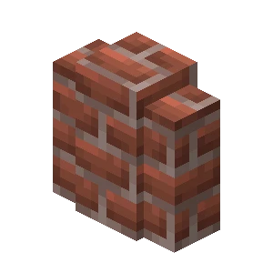 벽돌 담장 (Minecraft Wiki 게임 렌더)