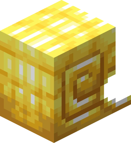 금 앵무조개 갑옷 (Minecraft Wiki 게임 렌더)