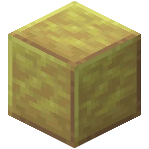 윤나는 유황 (Minecraft Wiki 게임 렌더)