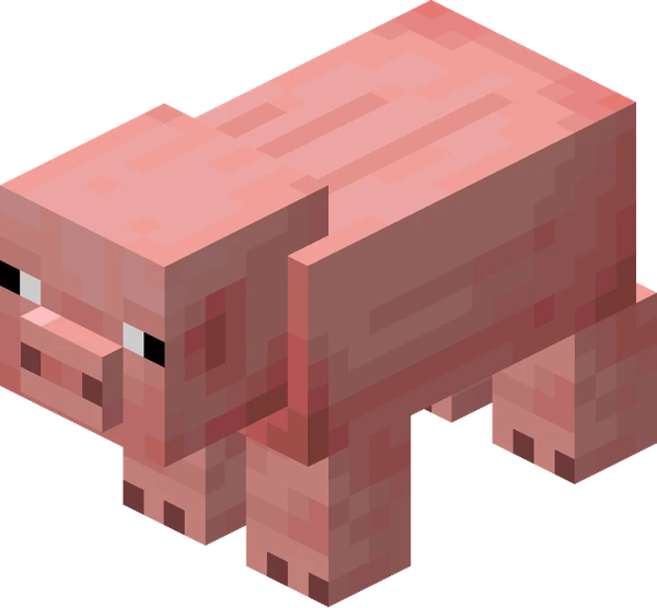 돼지 (Minecraft Wiki 게임 렌더)